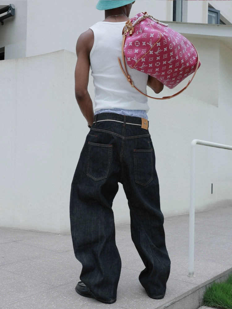 STEEPC Selvage Slash Detailed Button Machete Jeans | Face 3 Face