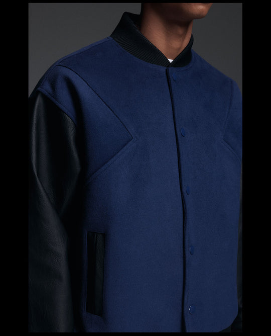 NOVACAM Patchwork Varsity Jacket | Face 3 Face