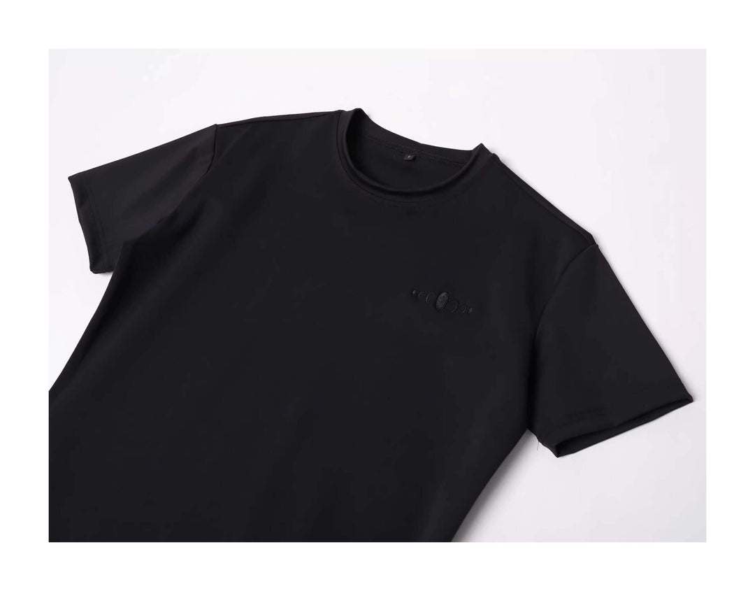 KARMANISTIC Quick Dry Stretch Fit Logo Embroidered Workout Tee | Face 3 Face