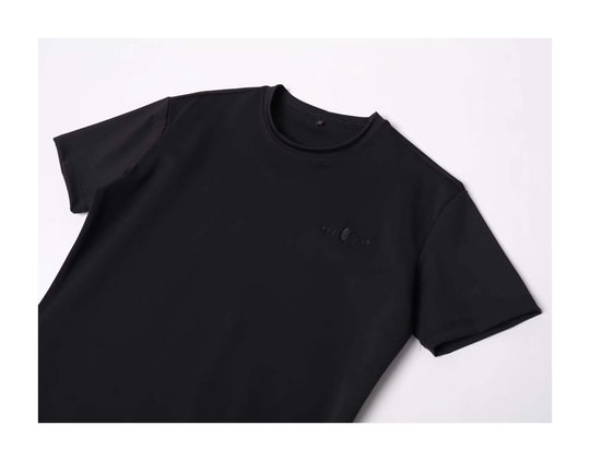 KARMANISTIC Quick Dry Stretch Fit Logo Embroidered Workout Tee | Face 3 Face