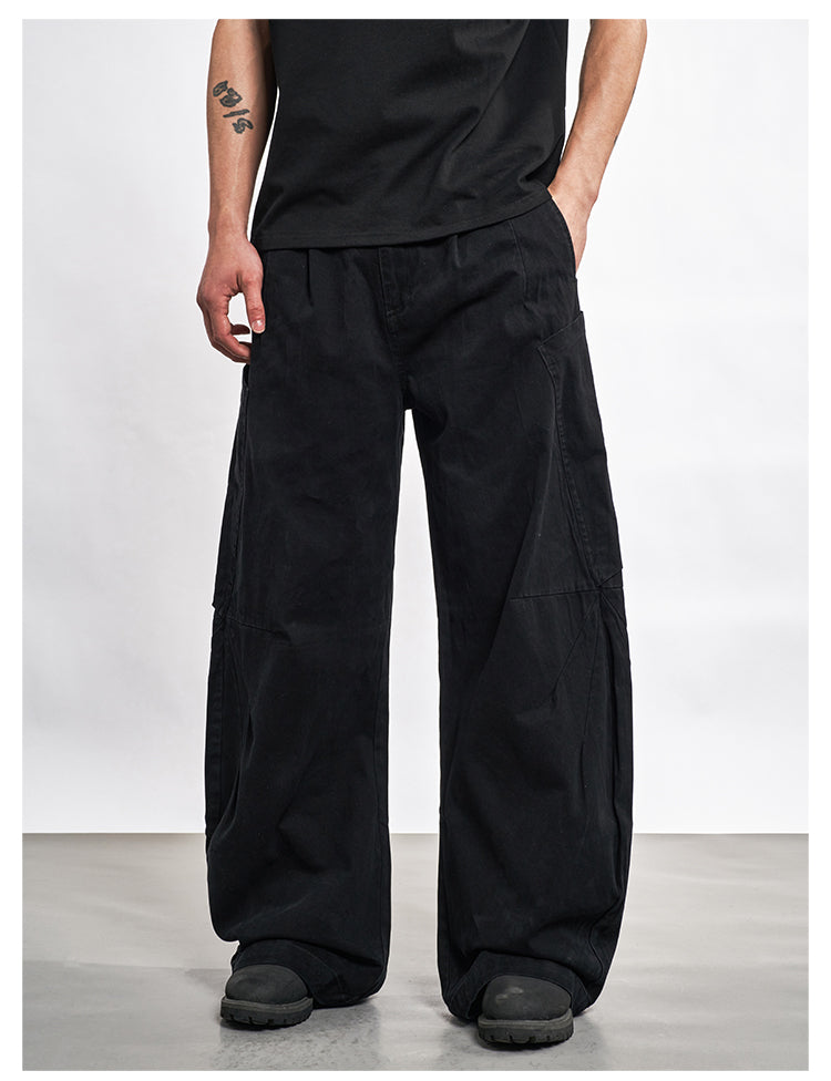 F3F Select Big Pocket Black Machete Pants | Face 3 Face