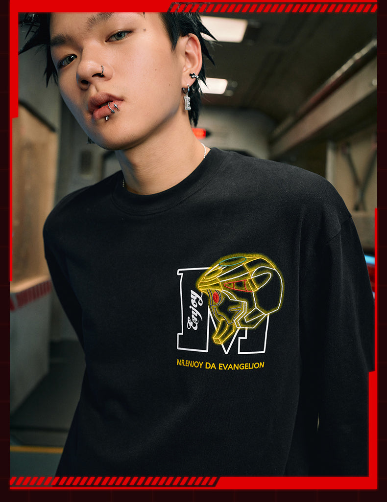 MEDM x EVA Basic Logo Long Sleeve Tee | Face 3 Face