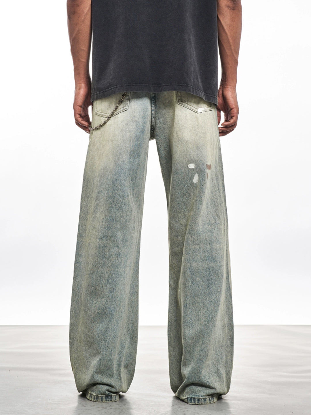 F3F Select Destroyed Washed Embroidered Dirty Dye Jeans | Face 3 Face