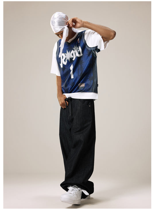 Remedy Star Jersey Digital Print Tee | Face 3 Face