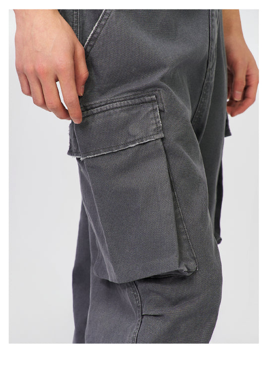 S45 Distressed Utility Cargo Pants | Face 3 Face