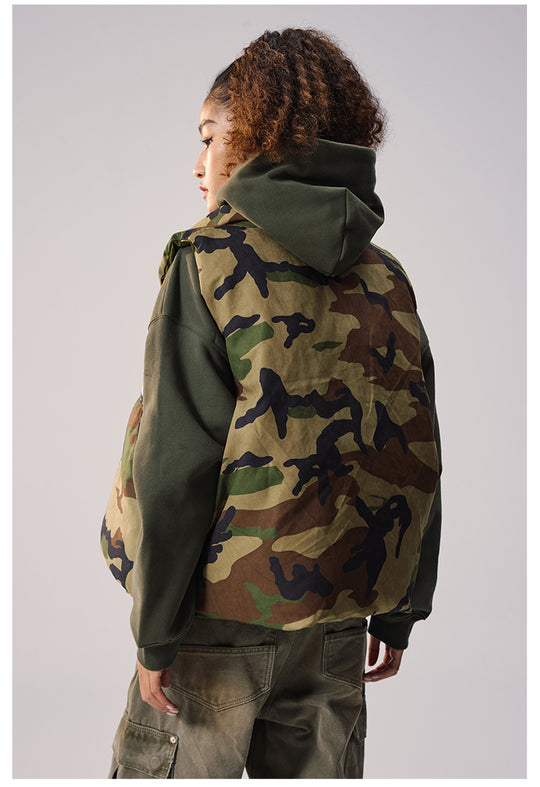 Remedy Camouflage Reversible Down Vest | Face 3 Face