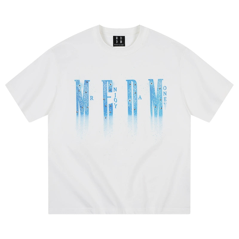 MEDM Rhinestone Flash Logo Tee | Face 3 Face