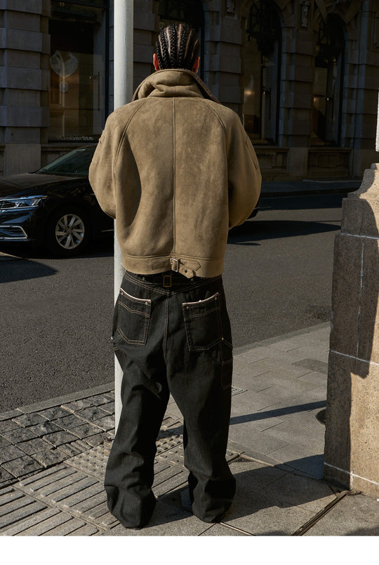 STEEPC Suede Shearling Jacket | Face 3 Face