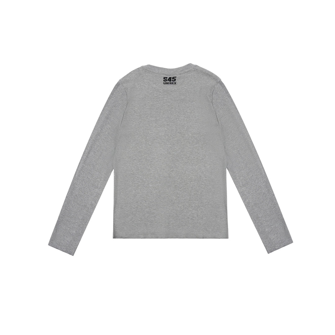 S45 Stretch Fit Basic Long Sleeve Tee | Face 3 Face