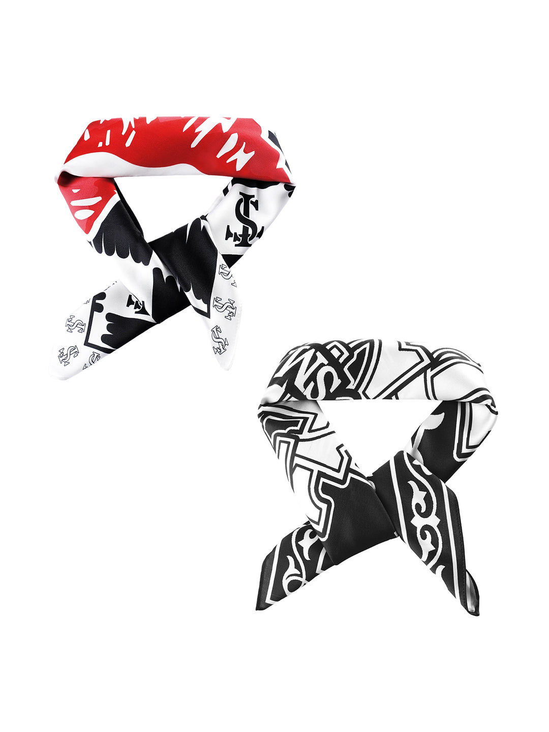 Small Town Kid Logo Lips Square Scarf / Bandana | Face 3 Face