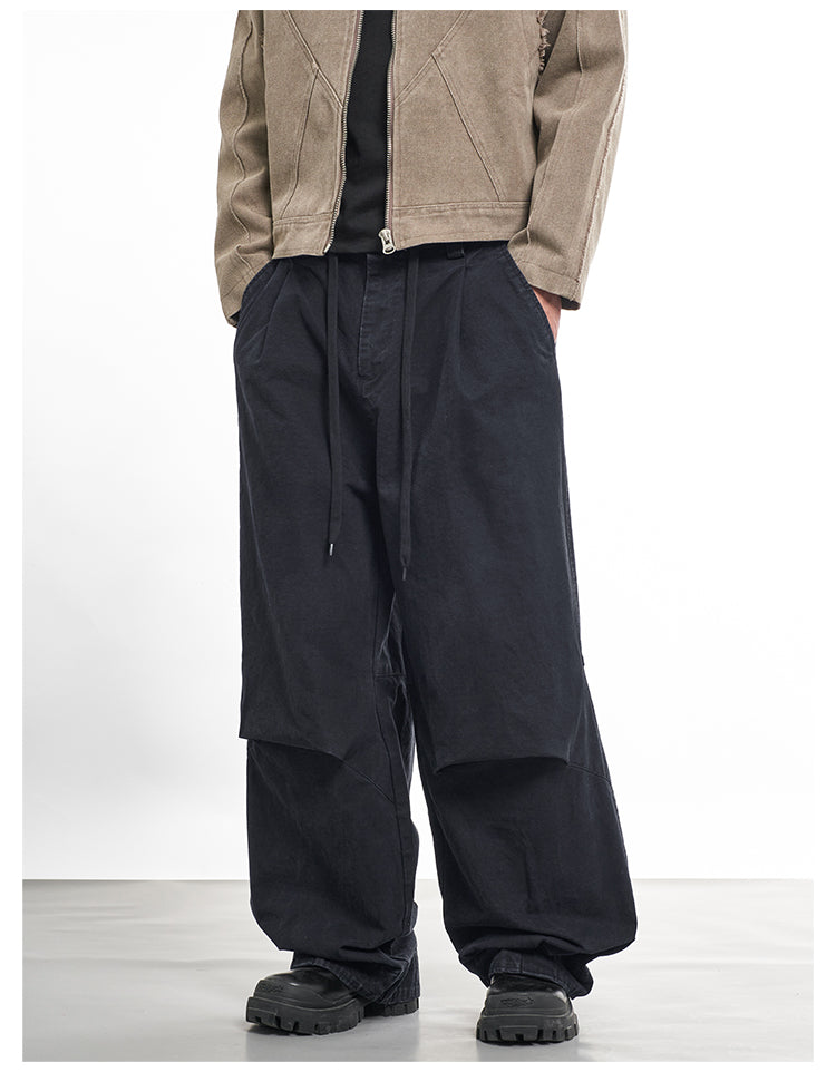 F3F Select Drawstring Ripstop Parachute Baggy Pants | Face 3 Face