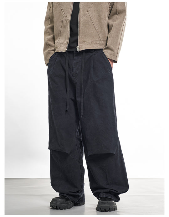 F3F Select Drawstring Ripstop Parachute Baggy Pants | Face 3 Face