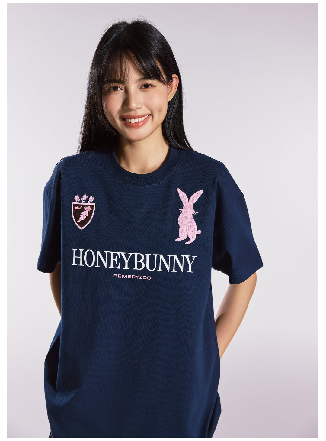 Remedy HONEYBUNNY Rabbit Embroidery Tee | Face 3 Face