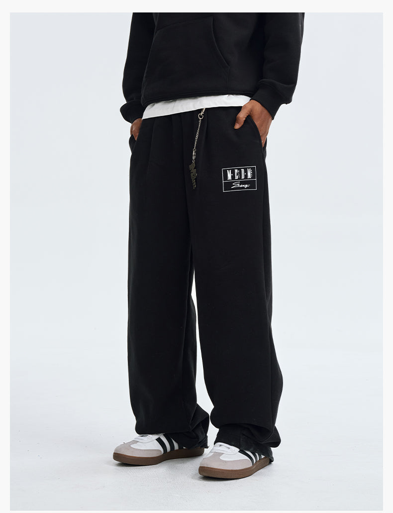 MEDM Embroidered Lettered Logo Hoodie & Sweatpants | Face 3 Face
