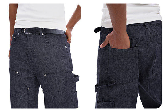 F3F Select High Rise Baggy Double Knee Painter Jeans