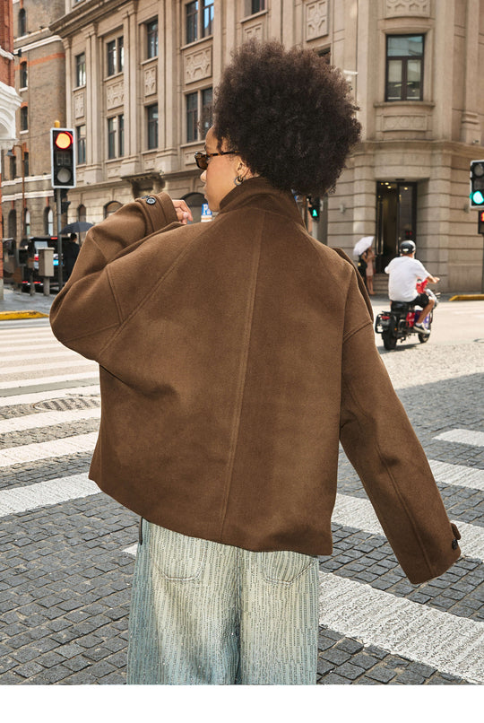 STEEPC Pure Wool Mid Length Coat | Face 3 Face