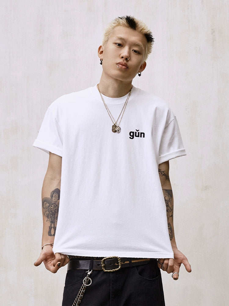 Remedy Dot Print Washed Tee | Face 3 Face