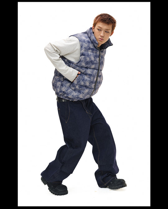 NOVACAM Digital Print Puffer Vest | Face 3 Face