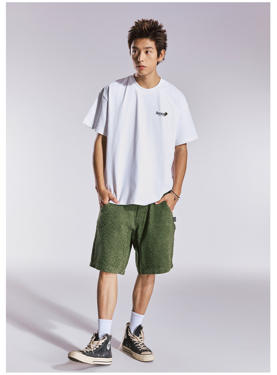 Remedy Small Flowers Foam Print Tee | Face 3 Face