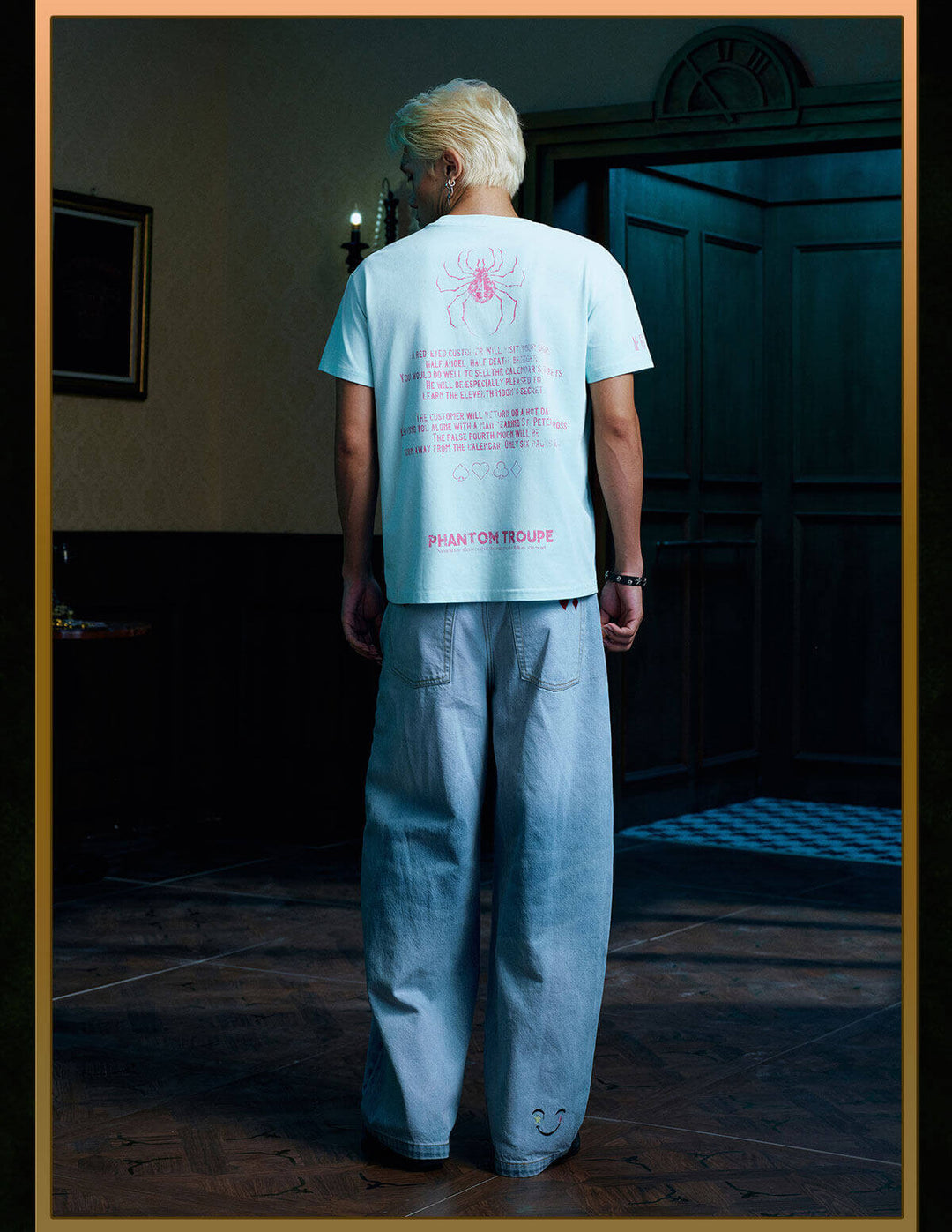 MEDM × HUNTER×HUNTER Icon and Spider Print Short Sleeve Tee | Face 3 Face