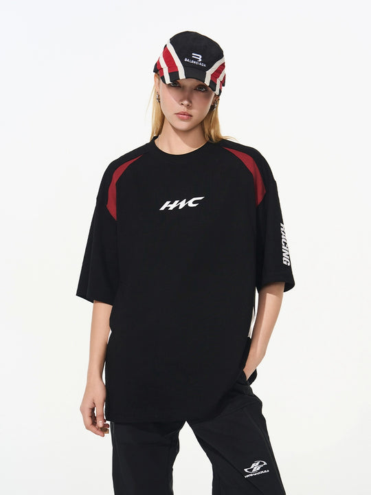 Harsh and Cruel Racing Mesh Panel Soccer Tee