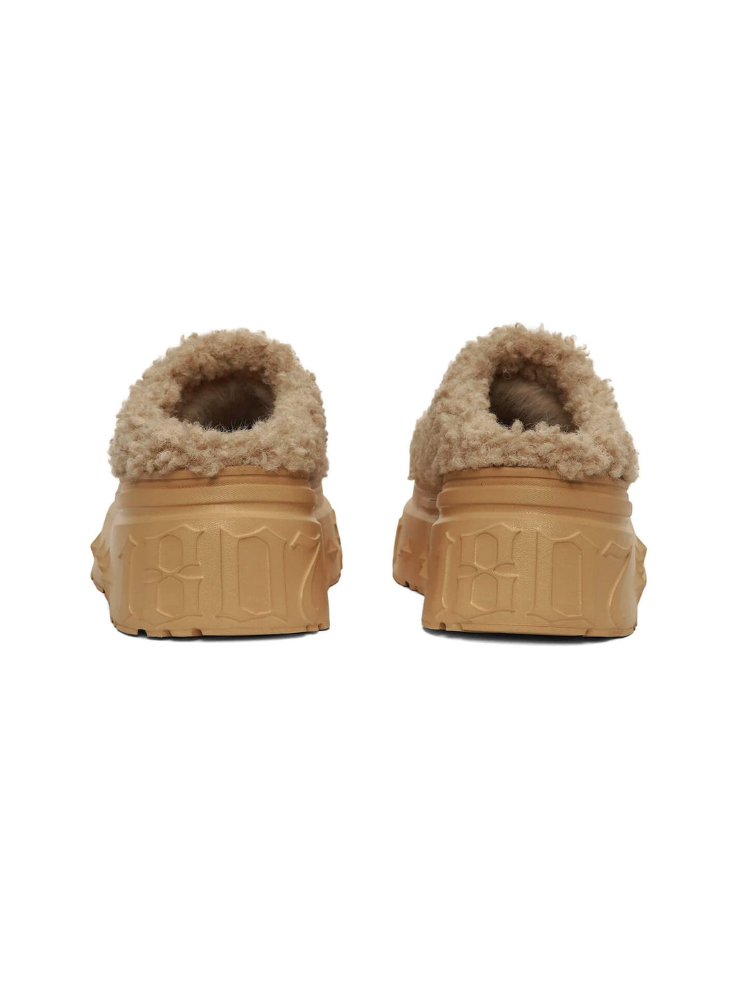 1807 INF-010 Gothic Teddy Chunky Platform Clogs