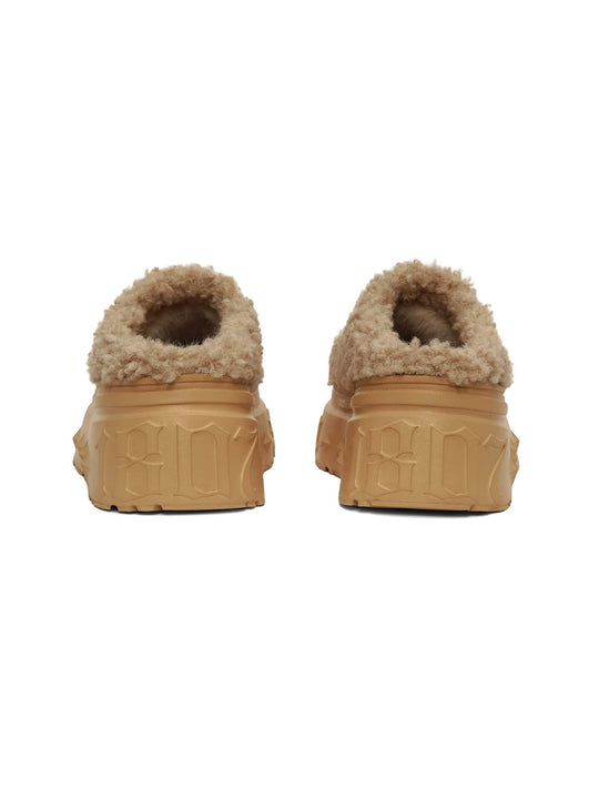 1807 INF-010 Gothic Teddy Chunky Platform Clogs