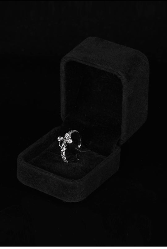 Small Town Kid Cubic Zirconia Cross Diamond Ring | Face 3 Face