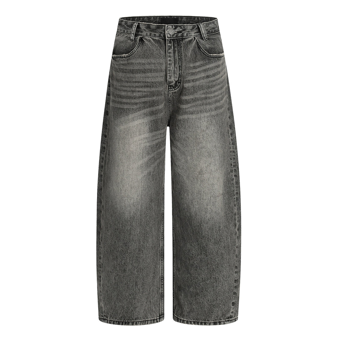 F3F Select Smoky Gray Washed Baggy Jeans | Face 3 Face