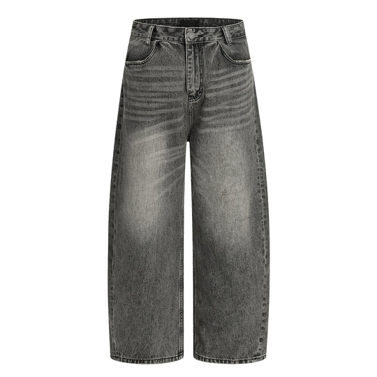 F3F Select Smoky Gray Washed Baggy Jeans | Face 3 Face