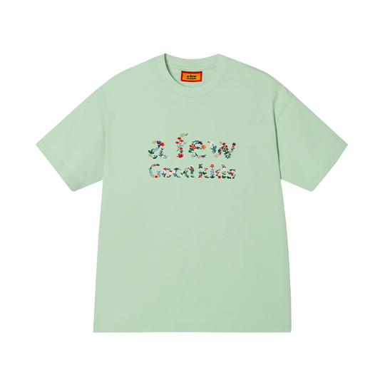 AFGK Floral Letter Embroidery Tee