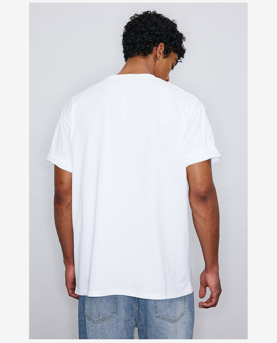 NOVACAM Enjoy Vintage Letter Print Tee | Face 3 Face