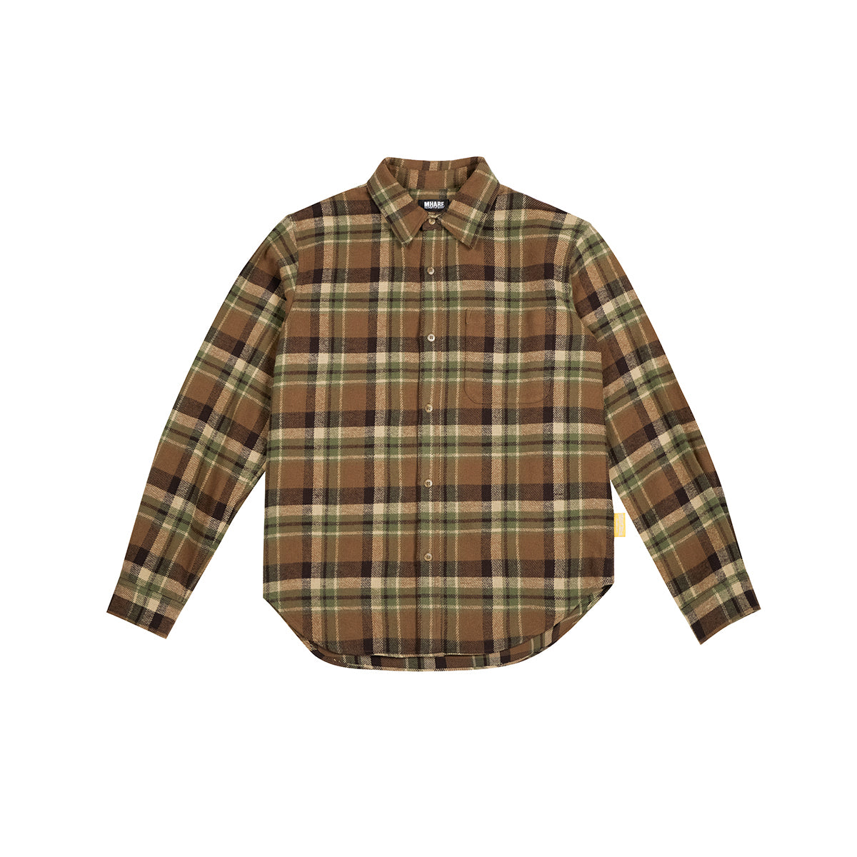 MHARF Classic Flannel Plaid Long Sleeve Shirt | Face 3 Face