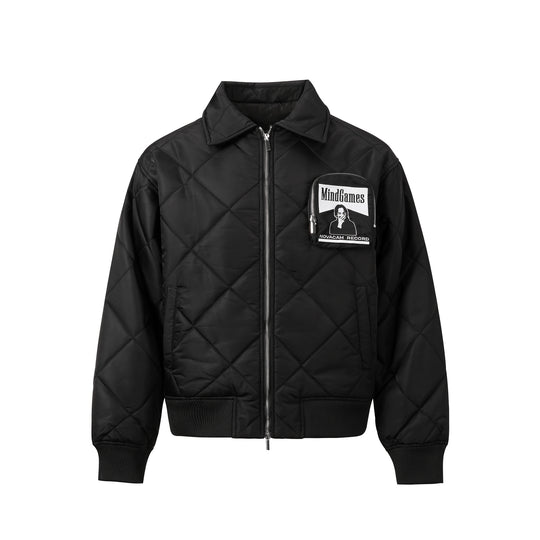 NOVACAM Diamond Plaid Quilted Puffer Jacket | Face 3 Face