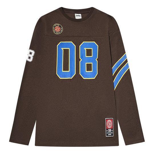 JUST VIBE Patchwork Long Sleeve Hockey Jersey Tee | Face 3 Face