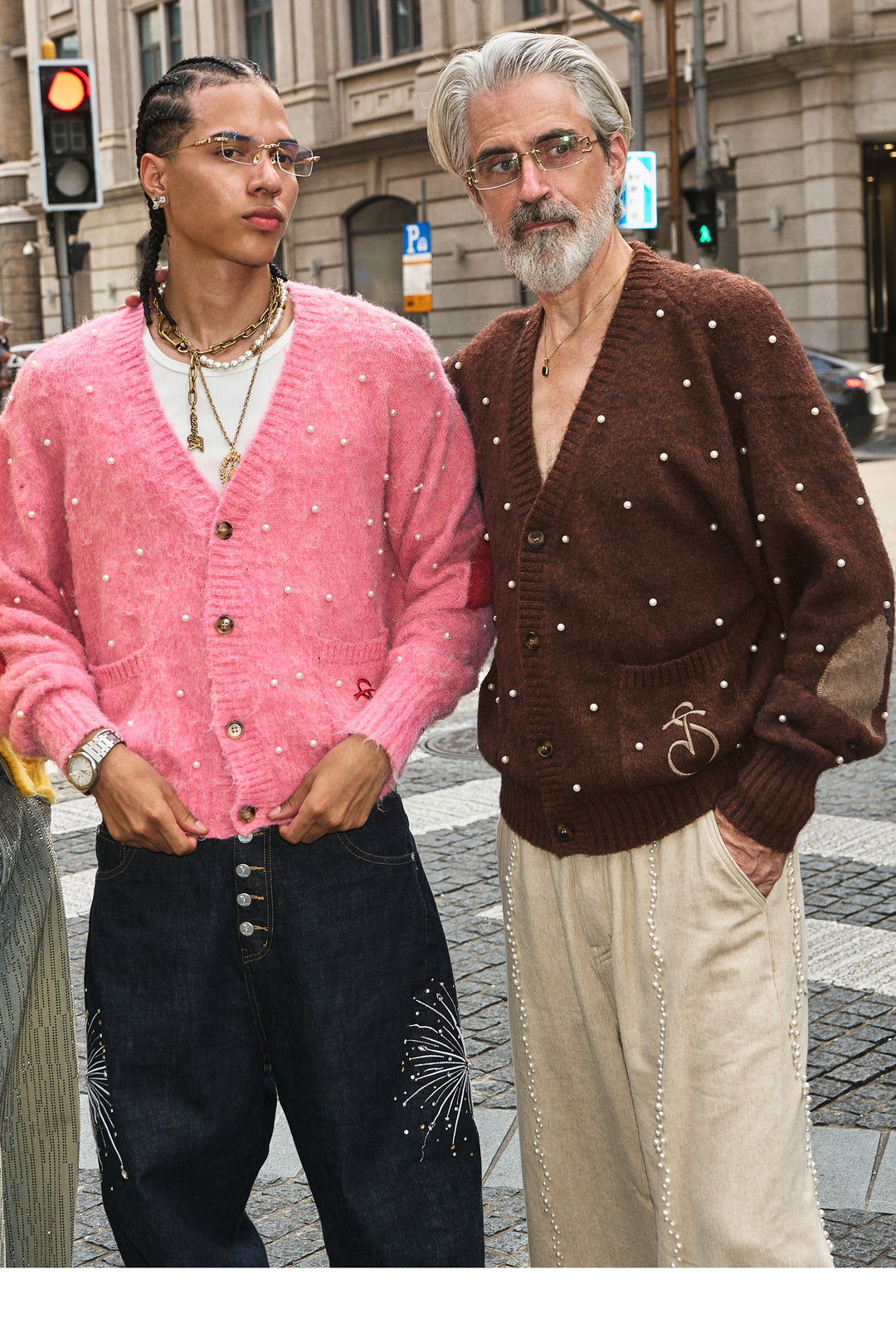 STEEPC Wool Blend Pearl Knit Cardigan | Face 3 Face