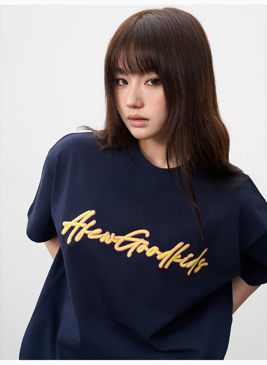 AFGK 3D Logo Embroidered Tee | Face 3 Face