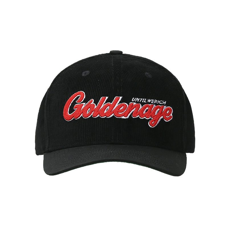 UNTILWERICH 3D Embroidered Corduroy Baseball Cap | Face 3 Face