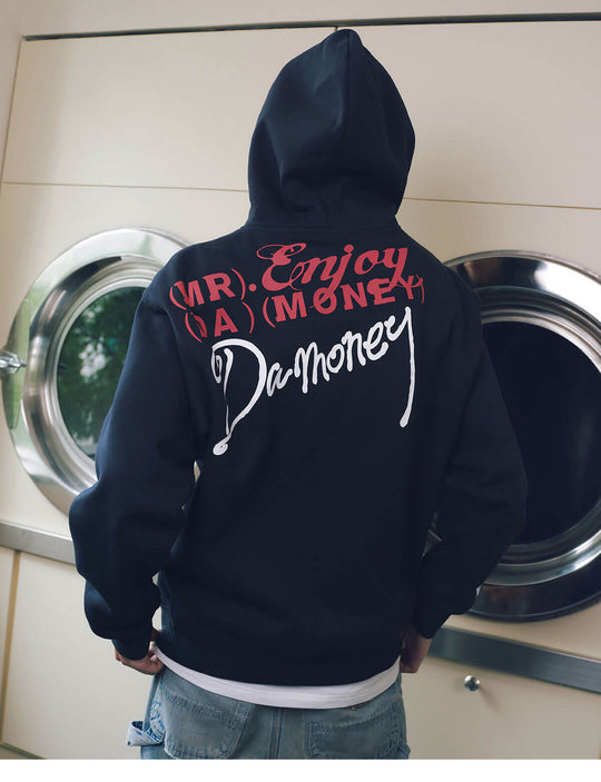 MEDM Handwritten Logo Print Hoodie | Face 3 Face