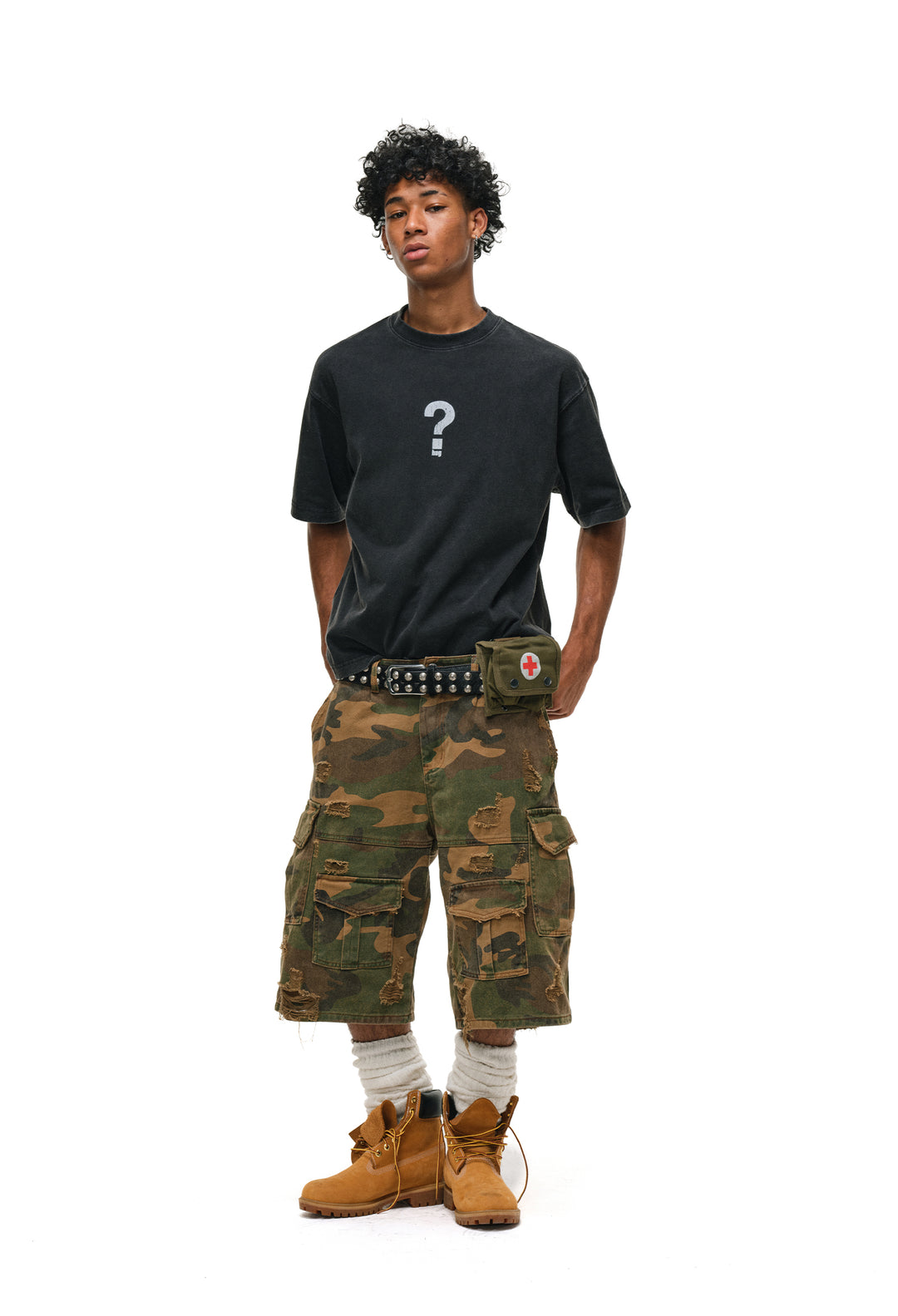ANTIDOTE Question Mark Print Tee | Face 3 Face