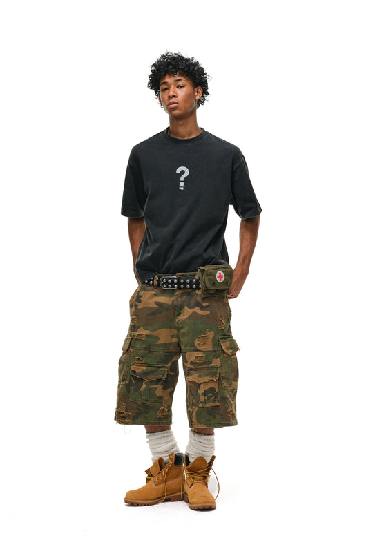 ANTIDOTE Question Mark Print Tee | Face 3 Face