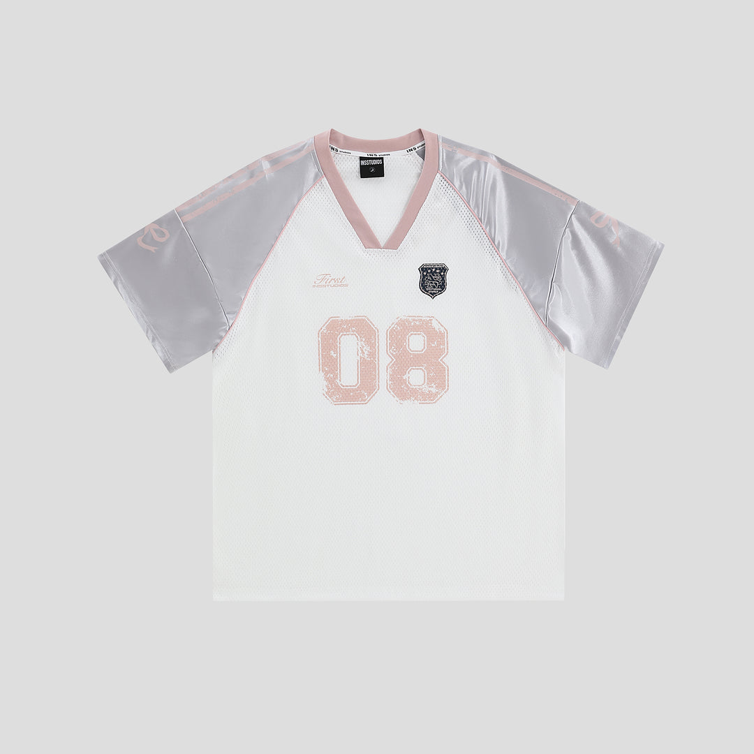 INSstudios Raglan Spliced V-neck Soccer Jersey | Face 3 Face