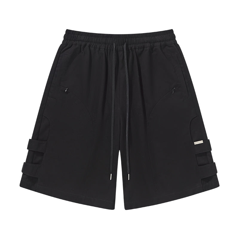 Harsh and Cruel Functional Cargo Drawstring Shorts | Face 3 Face