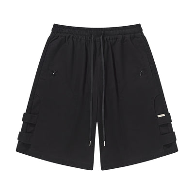 Harsh and Cruel Functional Cargo Drawstring Shorts | Face 3 Face