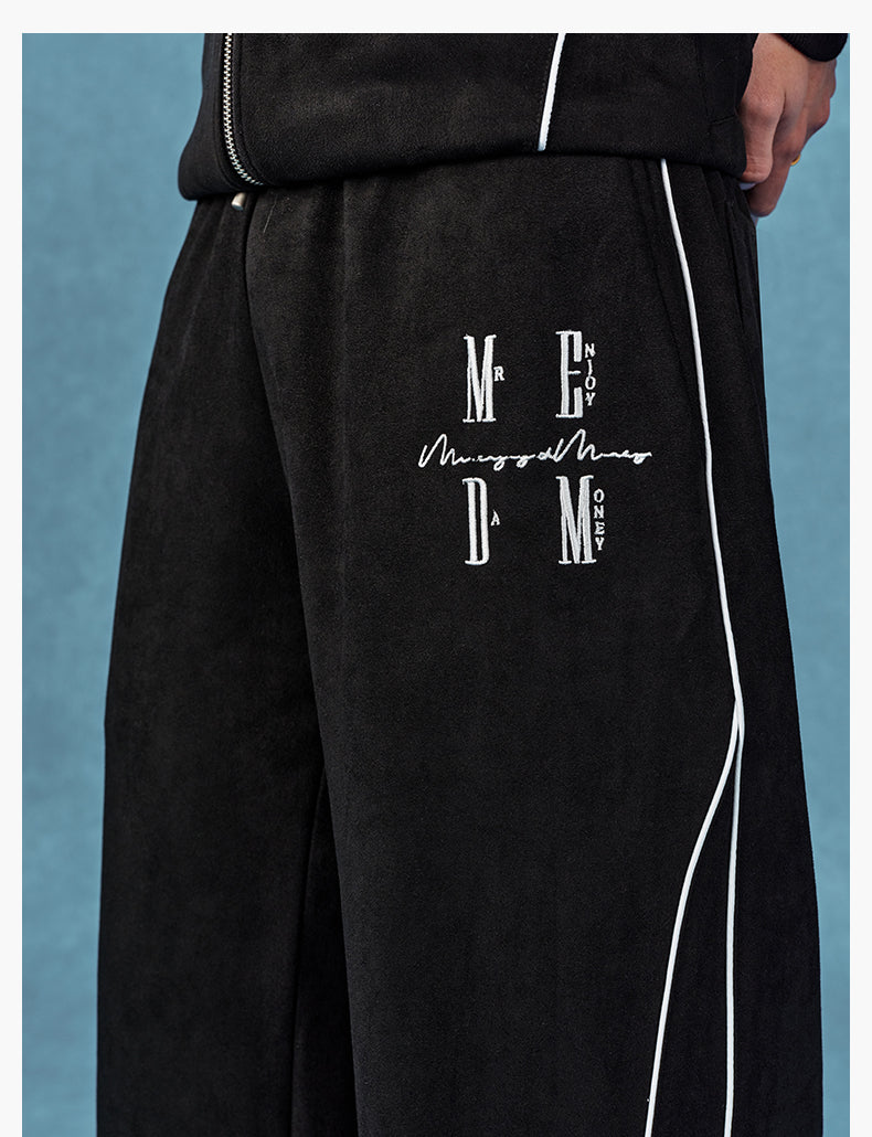 MEDM Suede Track Pants | Face 3 Face