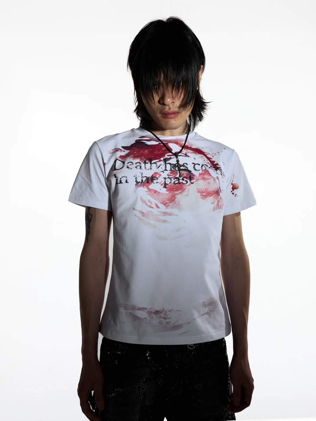 Night Lab Distorted Bloodstain Graphic Tee | Face 3 Face