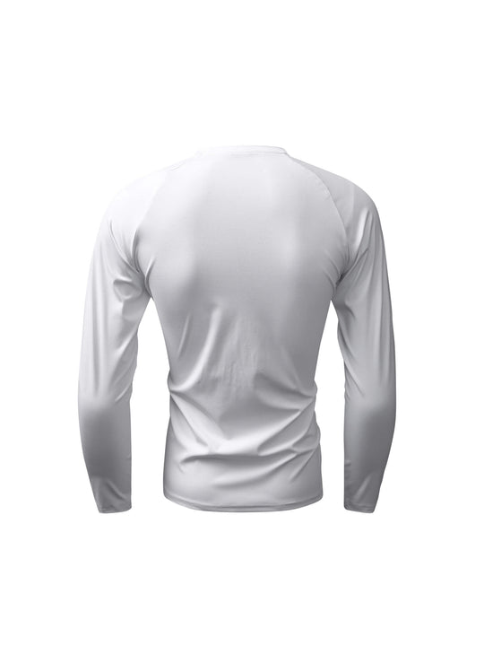 KARMANISTIC Quick Dry Stretch Fit Logo Embroidered Workout Long Sleeve Tee | Face 3 Face