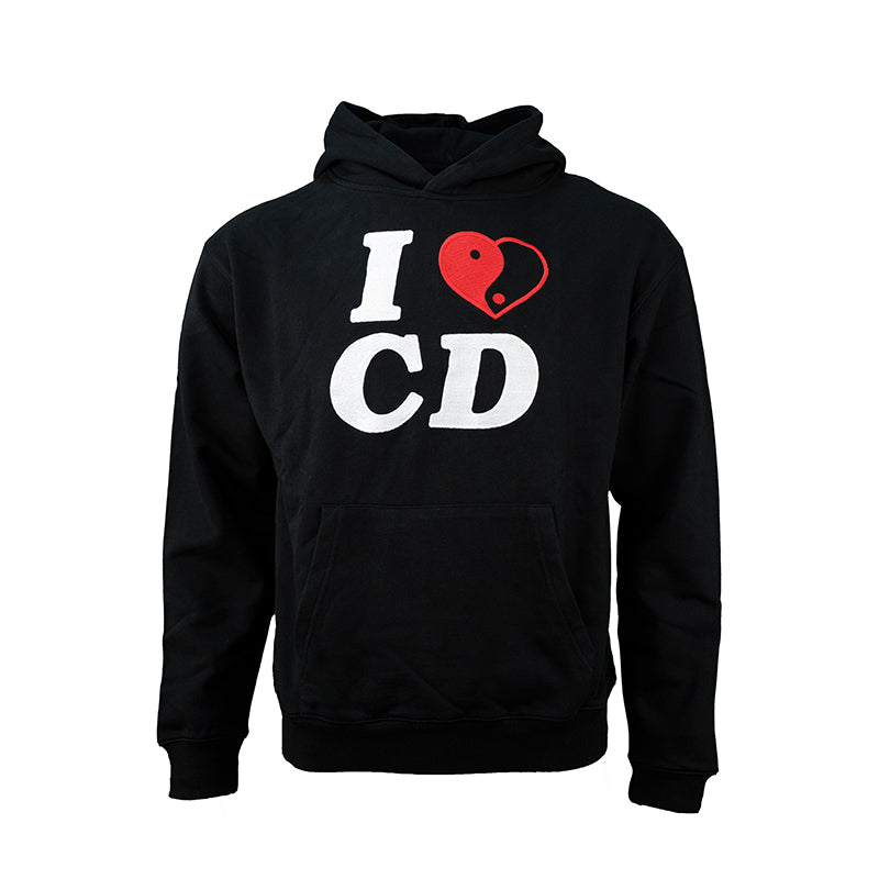 TGFCLUB I LOVE CD Embroidered Hoodie | Face 3 Face