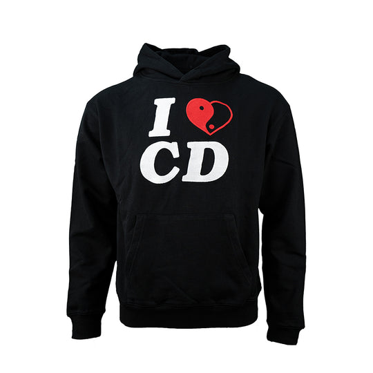 TGFCLUB I LOVE CD Embroidered Hoodie | Face 3 Face