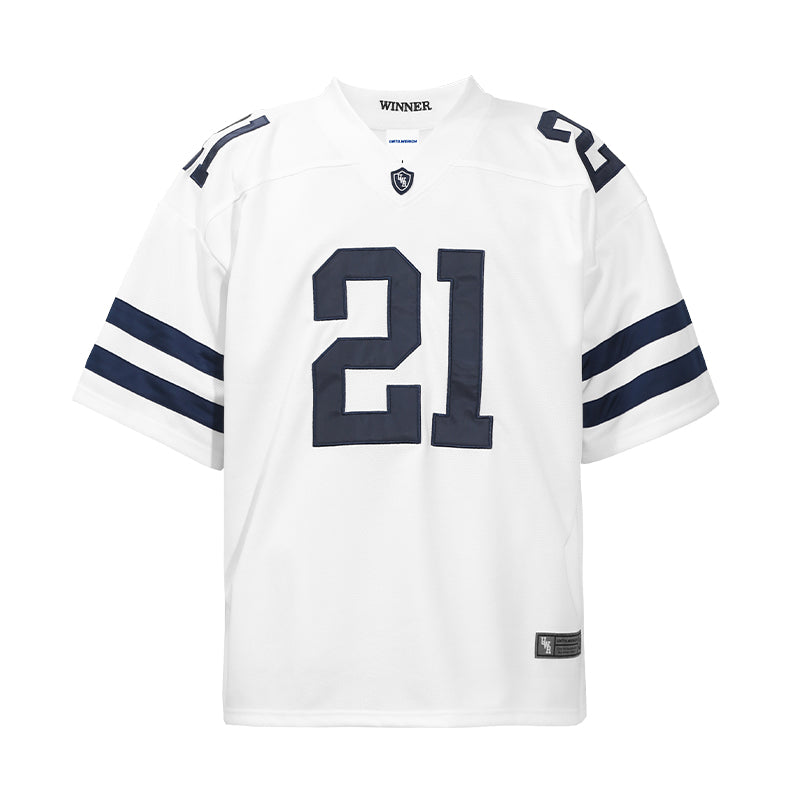 UNTILWERICH Mesh Quilting Embroidered Hockey Jersey | Face 3 Face